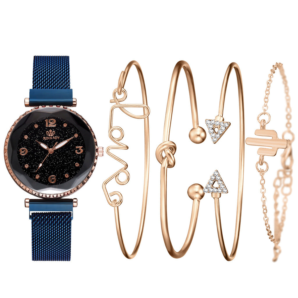 Starry Sky Women’s Watch with Magnetic Bracelet